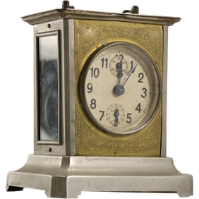 Antique Junghans Carriage Clock with Music Box Alarm, 1920s, Germany