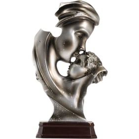 New Life, New Love, Cast Sculpture of Mother with Newnorn Child 12 in. height x 6 in. wide