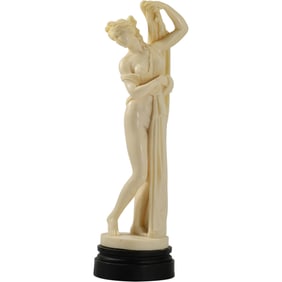 Sculpture of Aphrodite, Greek goddess of love and beauty, created by A. Santini, Hard Composition