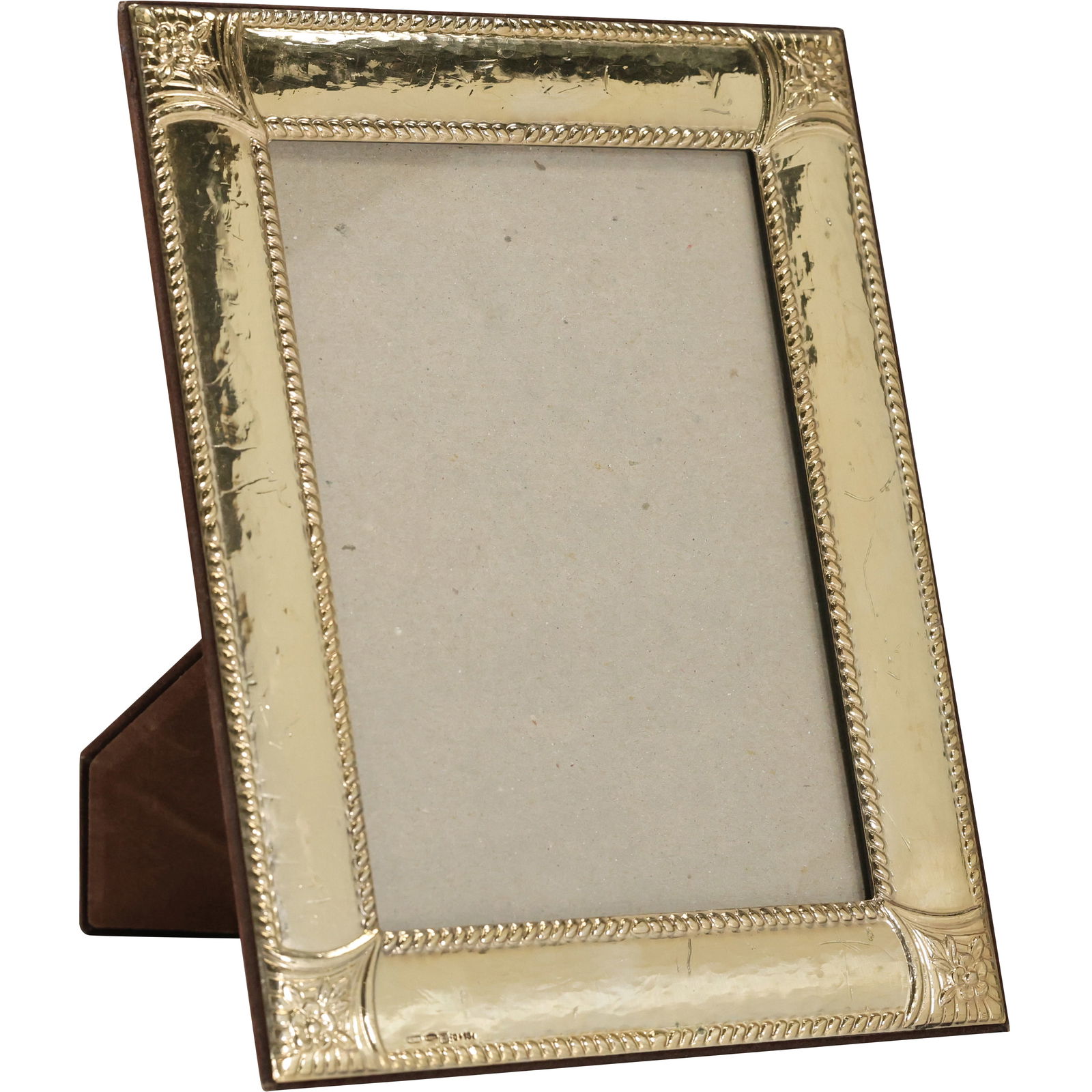 Sterling Silver Dresser Top Picture Frame with Easel Back for Standing 10 in. x 8 in. (1 of 15)