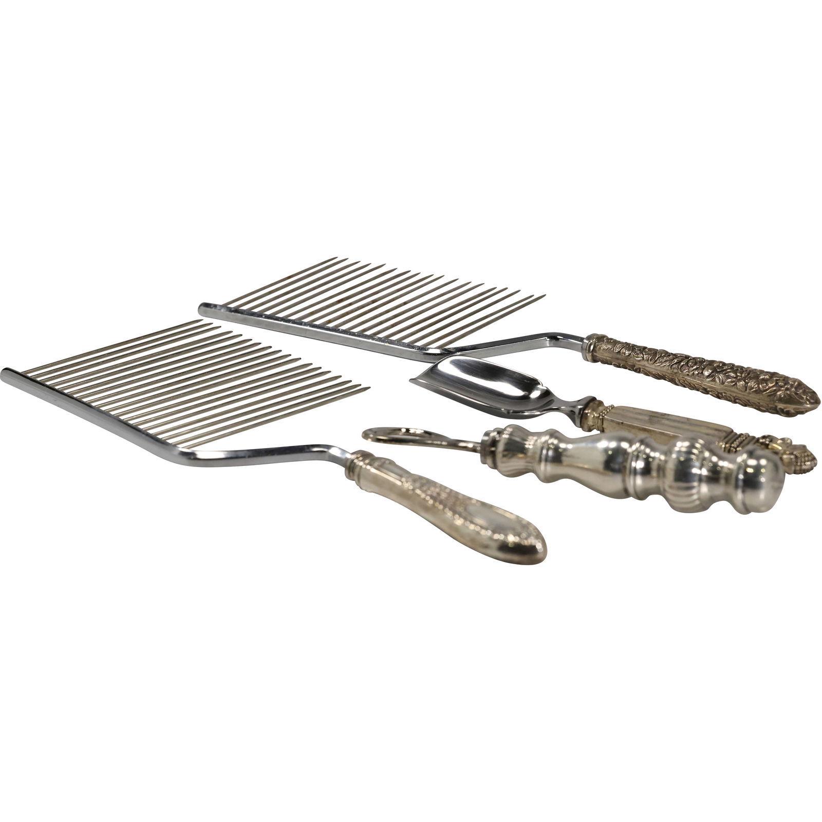 [4] Sterling Handles 2 Cake Slicing Combs, Bottle Opener and Spoon Scoop (1 of 19)