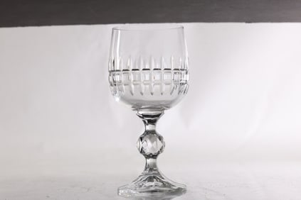 Set 11 Belfast By Bohemia Crystal Glass Wine Glasses [ one chipped]