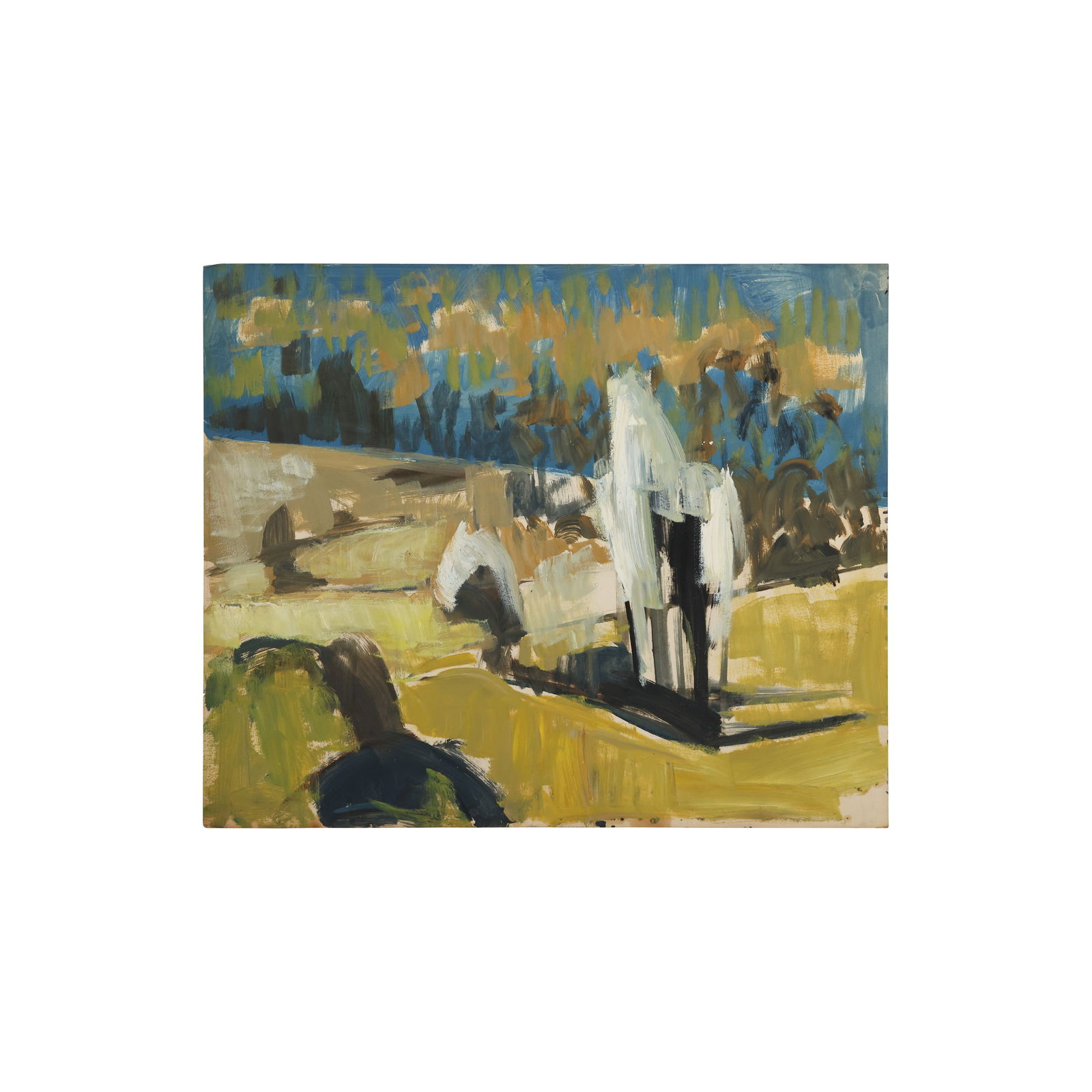 Robert Angeloch Signed and Dated 1951, [Chaleaguay] Bridgewater Corners VT, Watercolor Painting (1 of 18)