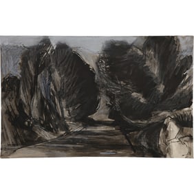 Robert Angeloch, Unsigned, Watercolor Painting on Paper, Dense Woodland