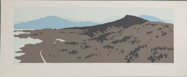 Robert Angeloch 1922-2011, Color Woodcut, Signed, Dated 1983, "Touche" #32/33, S#96