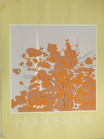 Robert Angeloch 1922-2011, Unique Double Sided Test Print: Woodstock Poster / Seascape