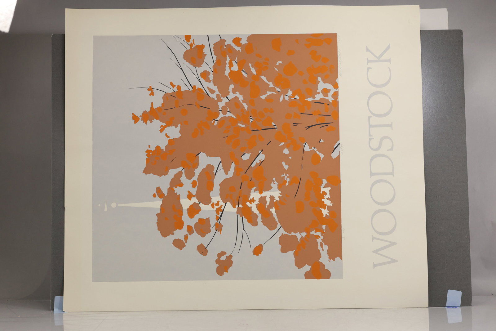 Robert Angeloch, Woodstock Poster [White Border], Lithograph, Signed, Dated 1984, #26/39, S#103 (1 of 11)