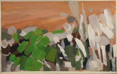 Robert Angeloch 1922-2011, Watercolor Painting on Paper, Unsigned, Landscape