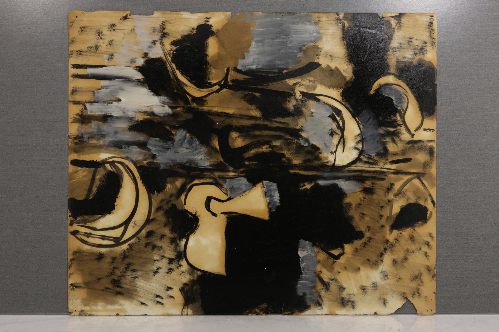 Robert Angeloch 1922-2011, Watercolor Painting on Paper, Unsigned, Mushrooms in Landscape: Robert Angeloch 1922-2011, Watercolor Painting on Paper, Unsigned, Mushrooms in Landscape. size: 14 x 17 ; Robert Henry Angeloch (1922 - 2011) was active/lived in New York. Robert Angeloch is known fo