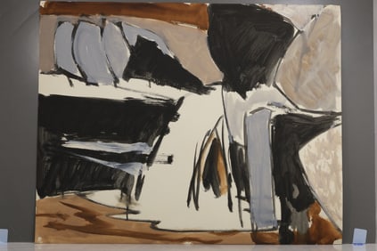 Robert Angeloch 1922-2011, Watercolor on Paper, Signed, Rocky Landscape