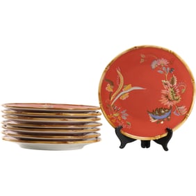 Set of 8 TRACY PORTER ARTESIAN ROAD COLLECTION DARE YOURSELF TO DREAM CHARGER PLATES