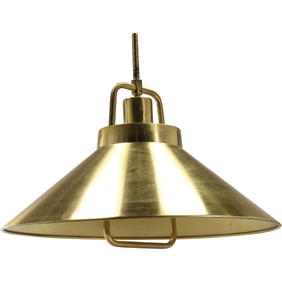 Danish Brass Pendant Light designed by Frits Schlegel, prod. by Lyfa, Denmark 1960s