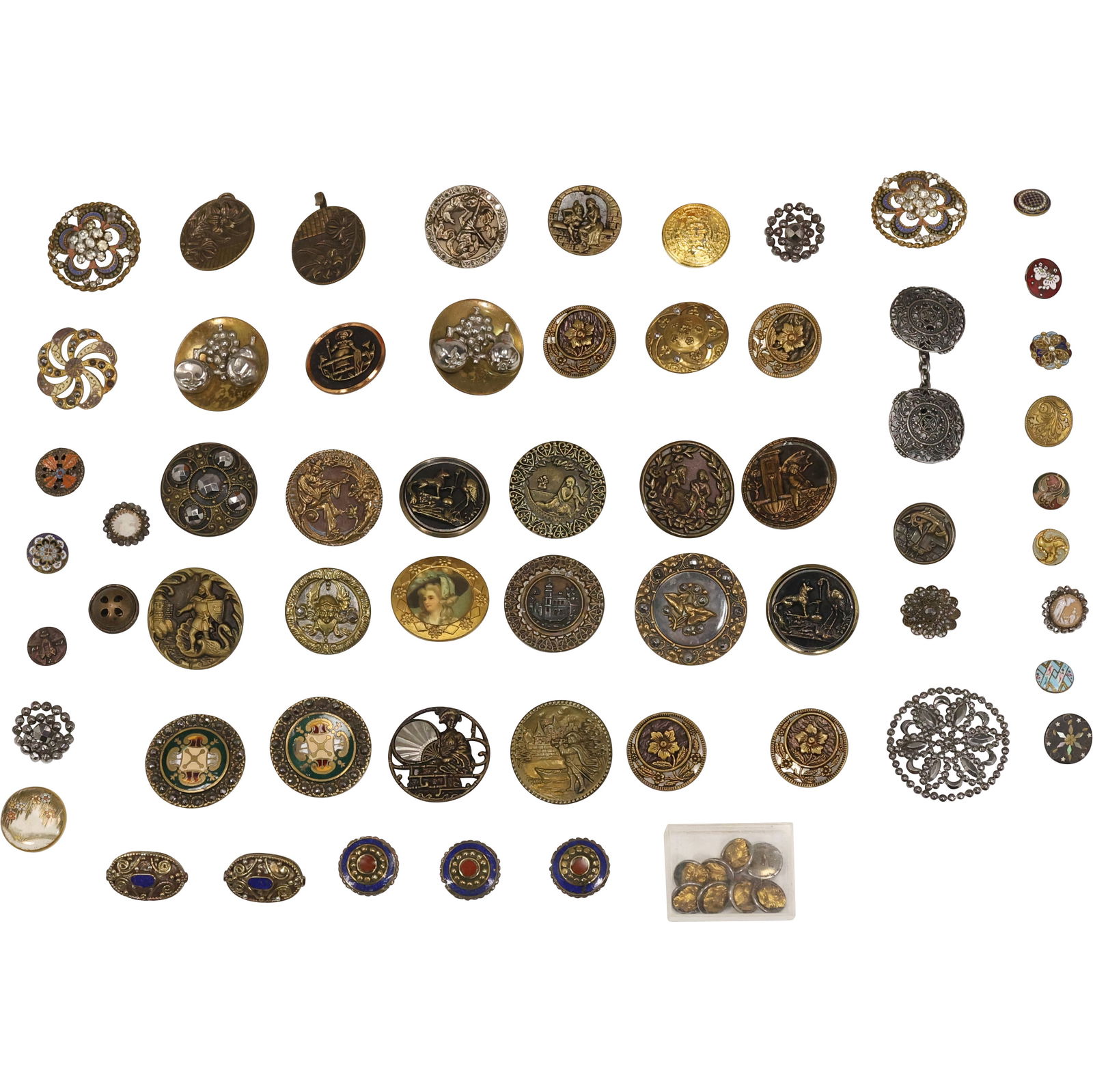 Large Assorted Grouping of Vintage Buttons - See Pictures (1 of 20)