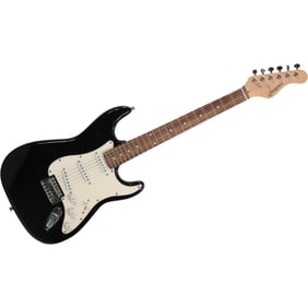 Sequoia S-Type Electric Black Guitar 6-String - Clean