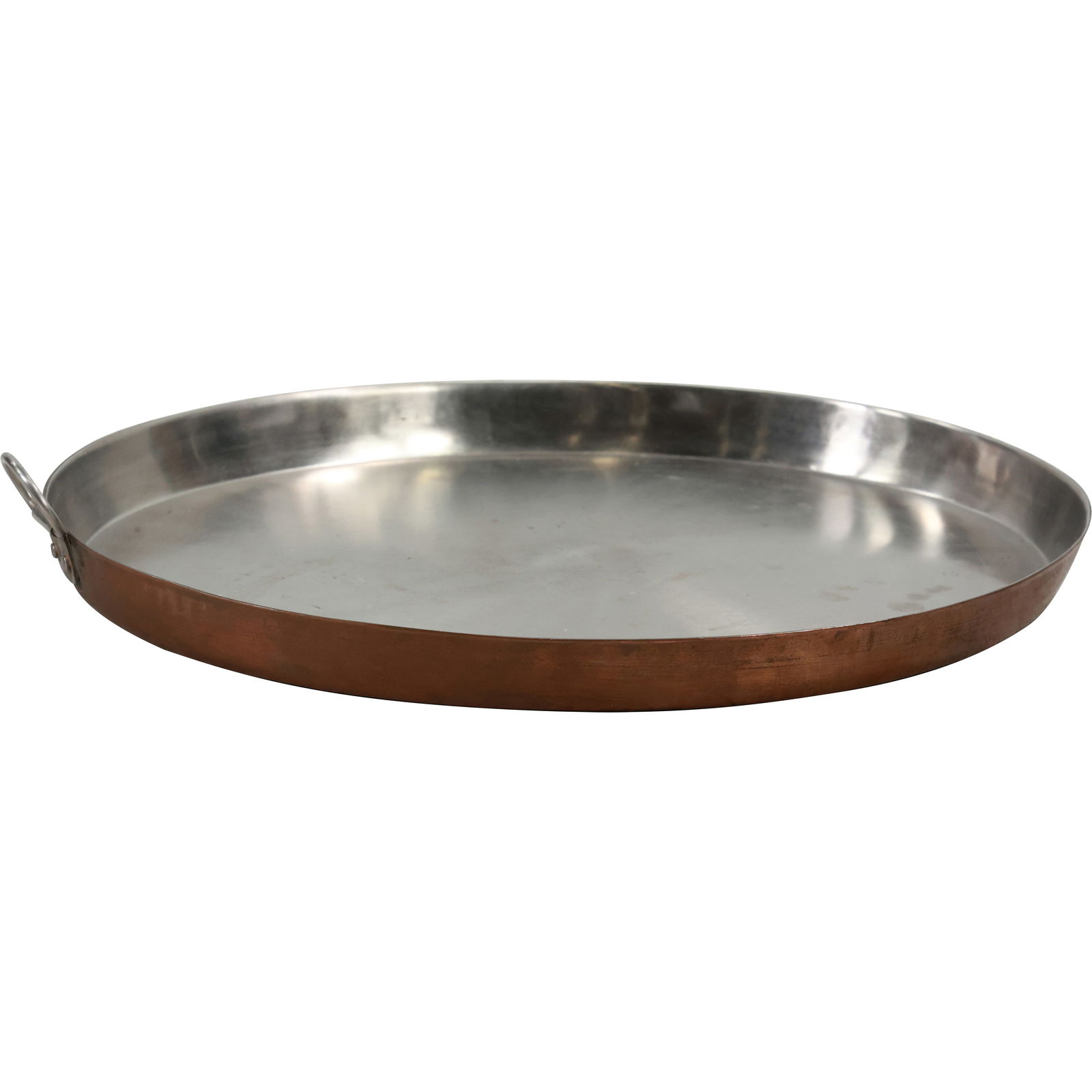 Legion Utensils Scavullo Copper & Stainless Oval Au Gratin Pan - Vintage 1960's, 20.5 in. x 16.5 in. (1 of 13)