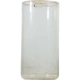 Large Pyrex Glass Cylindrical Apothecary Jar 24 inches height x 12 inches diameter