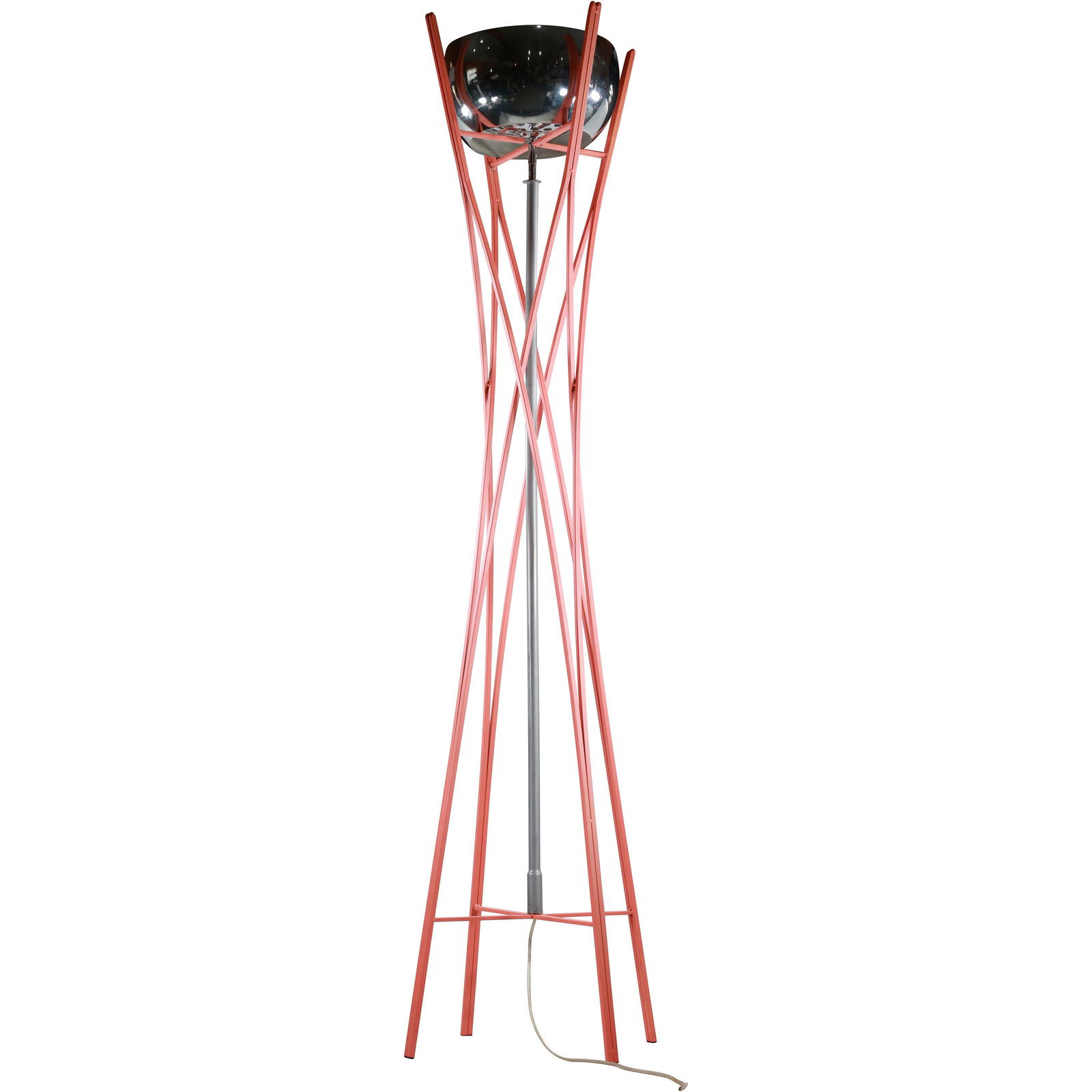 Imap Metal Base "Criss Cross" Sculptured Floor Lamp 72 inches height x 17 in. wide (1 of 14)