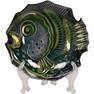 Mid-Century Signed Sascha Brastoff FISH Figural Plate 9.25 in. diameter