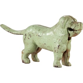Antique Cast Iron Figural Dog Nutcracker 5 in. height x 11.5 inches length