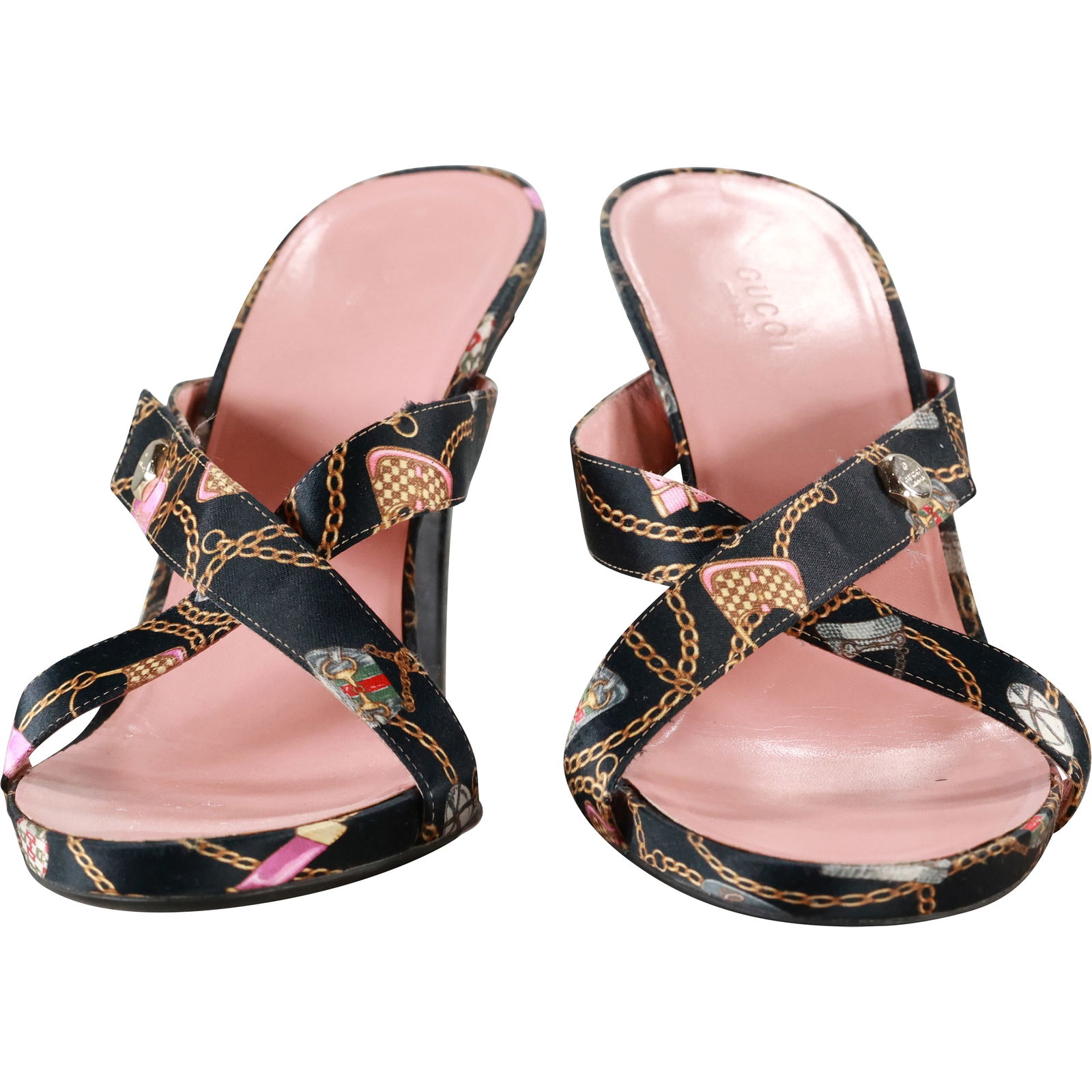 GUCCI Made in Italy High Heel Fashion Shoes size 9 1/2 B (1 of 10)