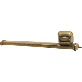 Brass Inkwell, known as a Qalamdan or Divit, which is a traditional Middle Eastern Writing Box