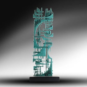 Gunther Gerzso (1915 - 2000 Ohio / Mexico], Important Bronze Abstract Sculpture, Signed, #3/10