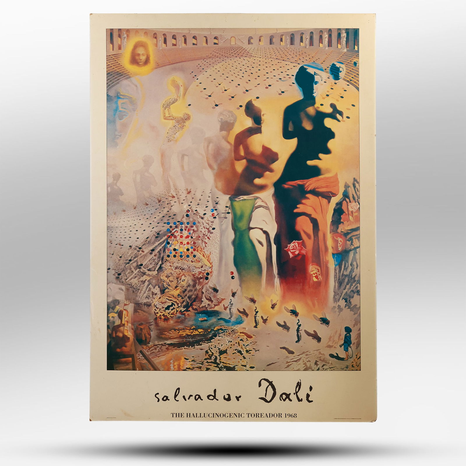 Salvador Dali 2008, "Hallucinogenic Toreador" Large Print on Hardboard 50.5 in. x 35.5 in. (1 of 20)