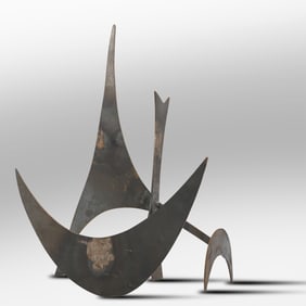 Teodelapio [Maquette II] manner of Alexander Calder, a renowned American sculptor.
