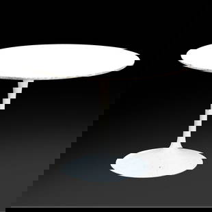 Vintage Eero Saarinen Tulip Table, White, 42 inch diameter Top: Vintage Eero Saarinen Tulip Table, White, 42 inch diameter Top. size: 29 h , 42 w