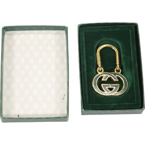 GUCCI Key Chain with Monogram in Original Box