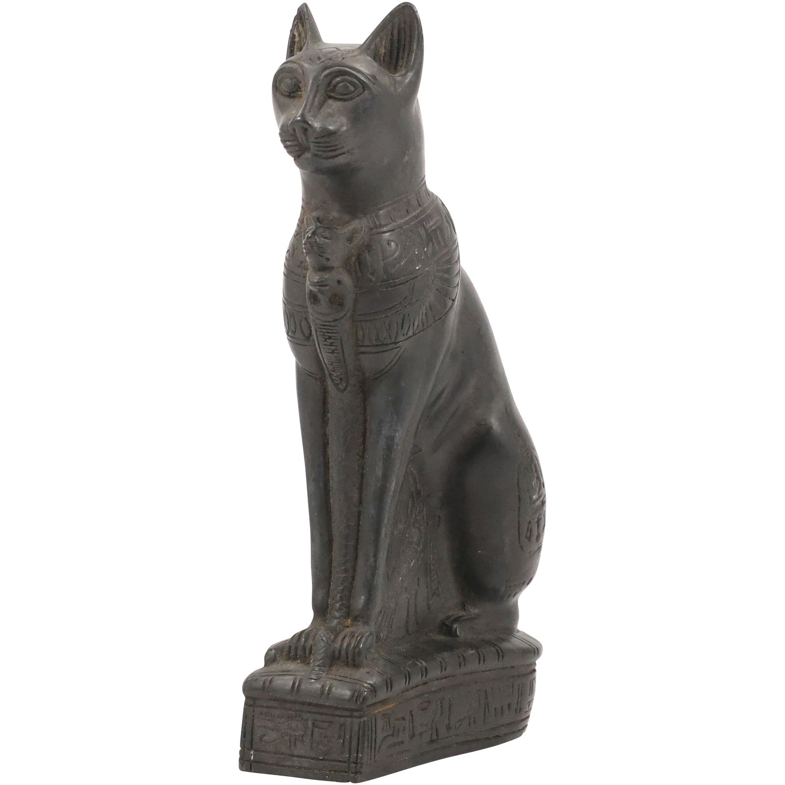 Egyptian CAT Figure Statue in Hard Composition 10.5 in. height x 5.5 in. wide (1 of 20)