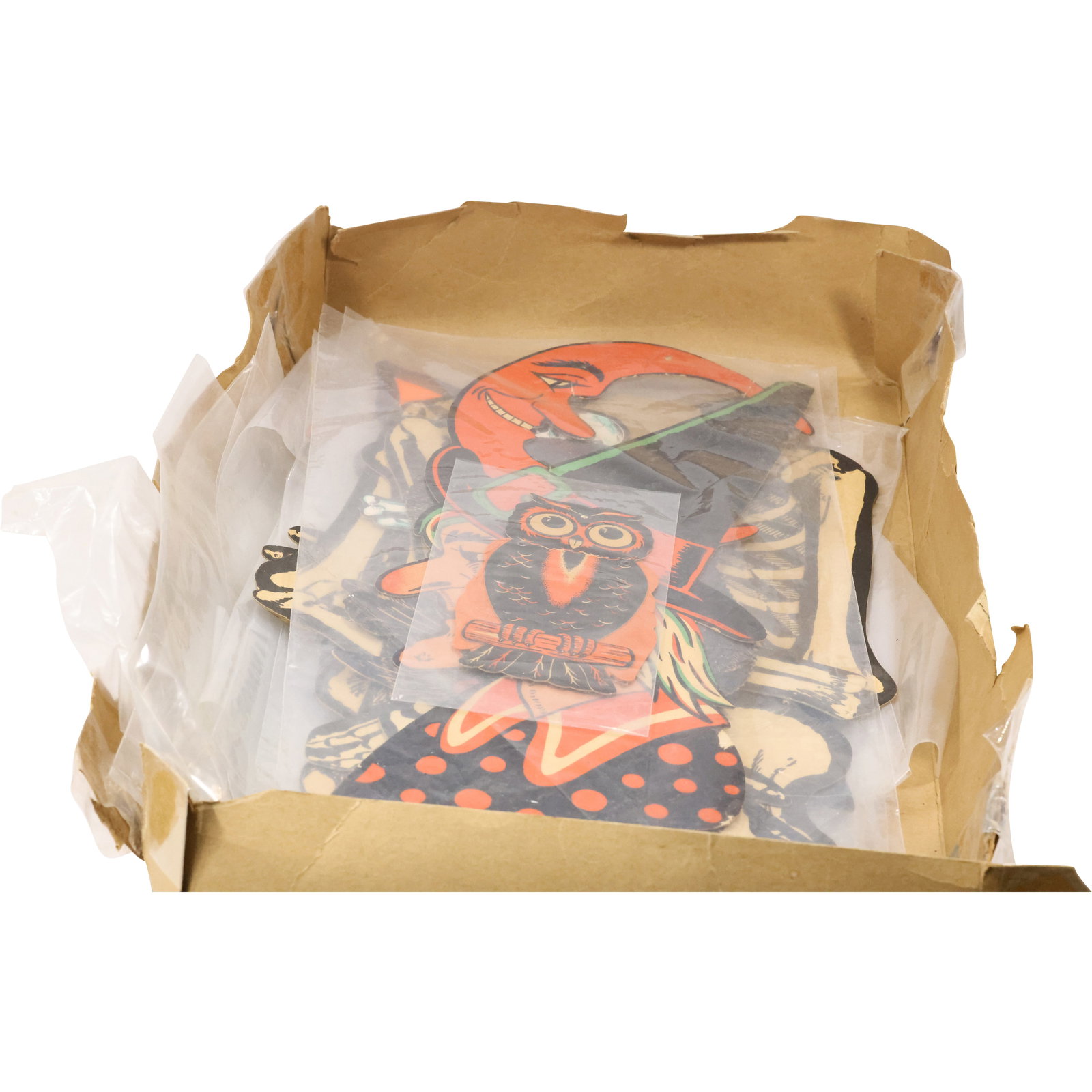 Estate Grouping of 20 Assorted Vintage Halloween Decorations (1 of 10)