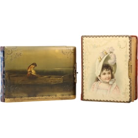 2 Victorian Photograph Albums Loaded with New York Photographer Ancestral Photos