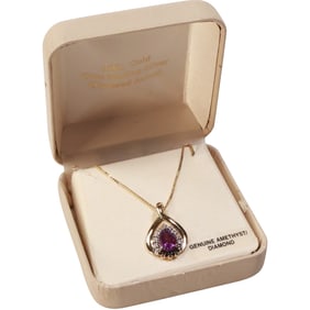 Y.S. .925 Sterling Silver 18K Over [Vermeil] Pendant 7/8 in. x 5/8 in.  and Chain 18 in. length