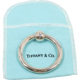 TIFFANY & CO Sterling Silver Baby Rattle 21.75 grams, with fabric pouch