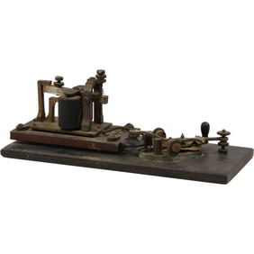 19th C.Telegraph Sounder, an Electromechanical Device used to Receive Telegraph Messages