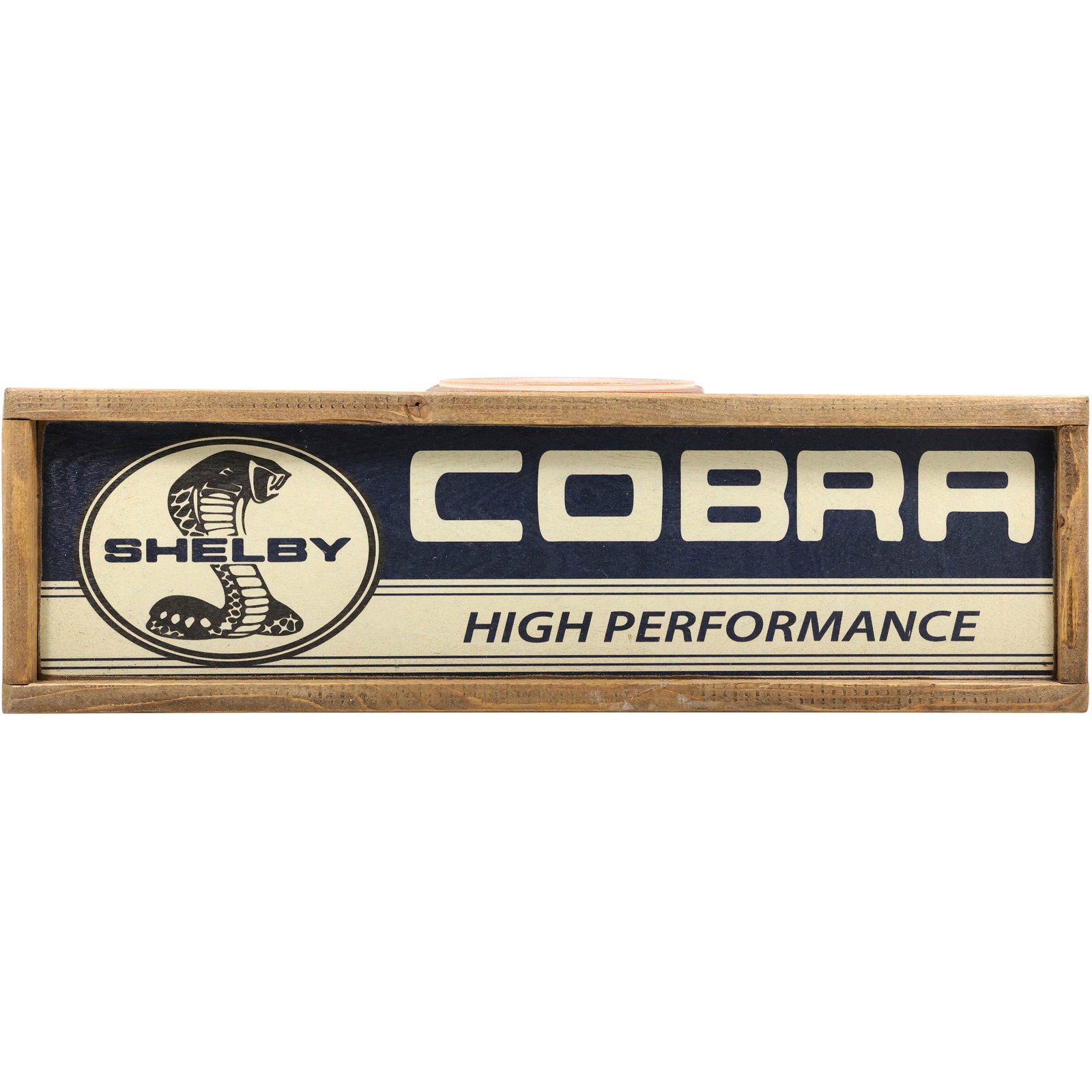 SHELY COBRA HIGH PERFORAMANCE Novelty Printed Wood Sign 7.25 in. x 25 inches length: SHELY COBRA HIGH PERFORAMANCE Novelty Printed Wood Sign 7.25 in. x 25 inches length. size: 7.5h 25w