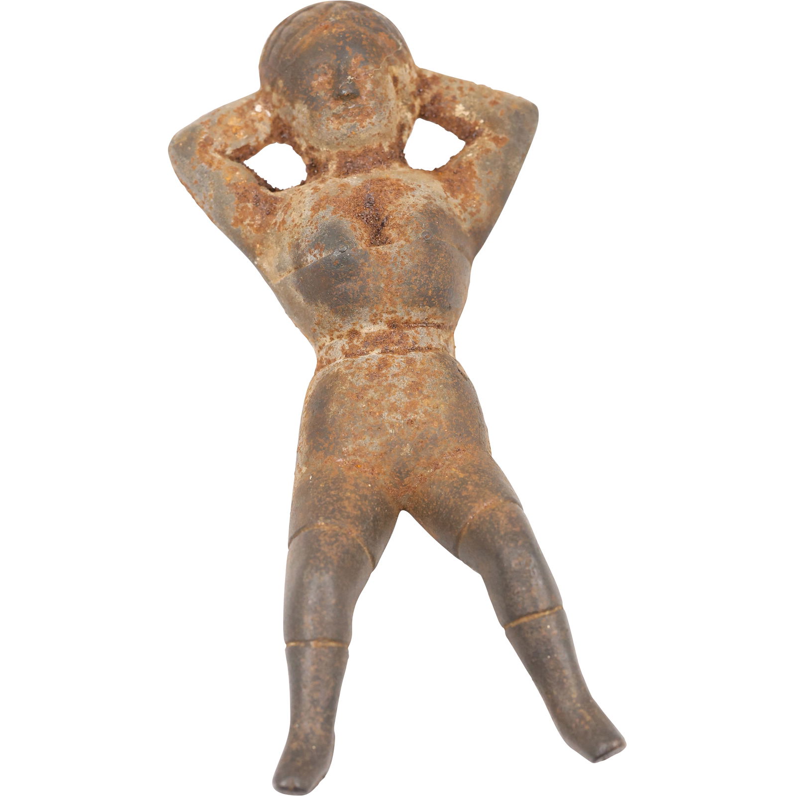 Antique Cast Iron  "Naughty Nellie" Figural Bootjack, 9 inches length (1 of 15)