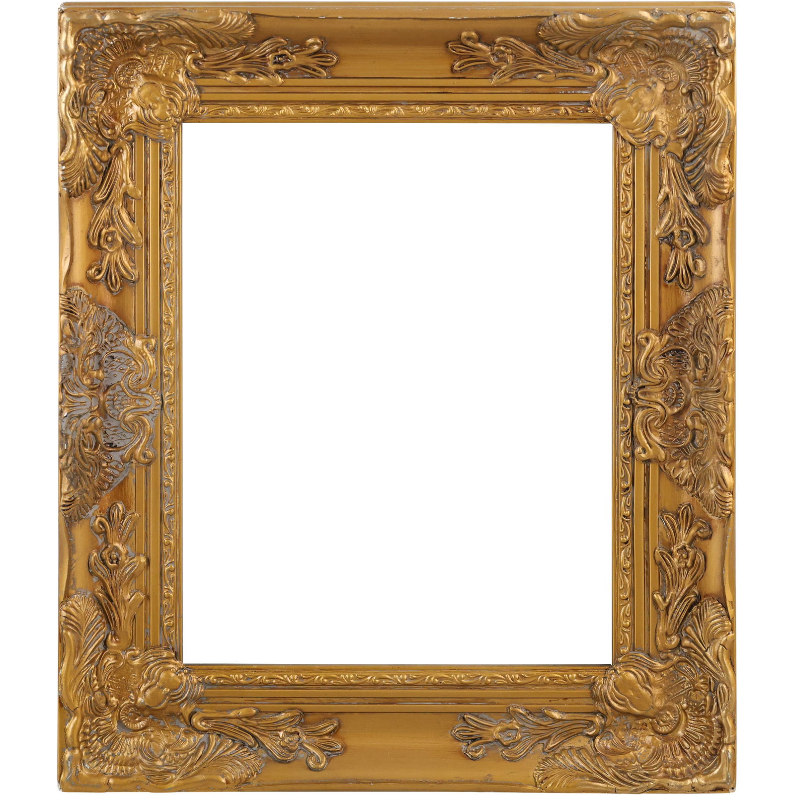 Decorative Gold Gilt Wooden Picture Frame inner size: 12 inches x 16 inches (1 of 15)