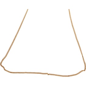 marked 500 [12K Gold] 20 inch Chain 1 dwt.