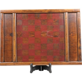 Country Pine Checkerboard Game Board 12.5 inches x 18 inches