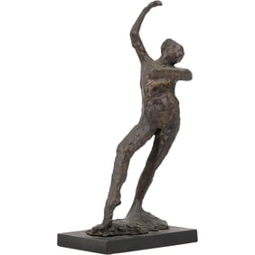 After Edgar Degas FEMALE FIGURE DANCER 17 in. height, Hard Comosition