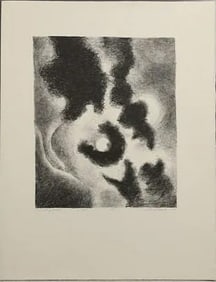 Robert Angeloch 1922-2011, Lithograph, "Night Sky XXVII", #2/10, L#973