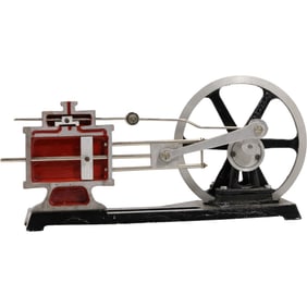 Educational model of a modern horizontal steam engine  13 inches length