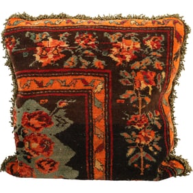 Large Kilim Wool Pillow 24 in. x 24 in. x 7 in.