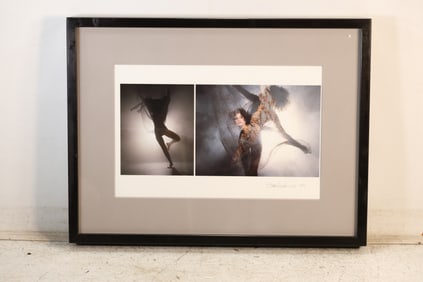 Sam Haskins 2009, Signed and Gallery Framed Photograph Exotic Dancing