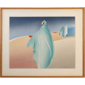 Framed Serigraph "Tempesta" by Andrew L. Saldana.