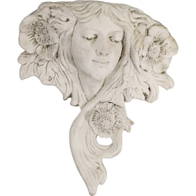 Art Nouveau Style Wall Planter “Le Printemps” – Hard Composition