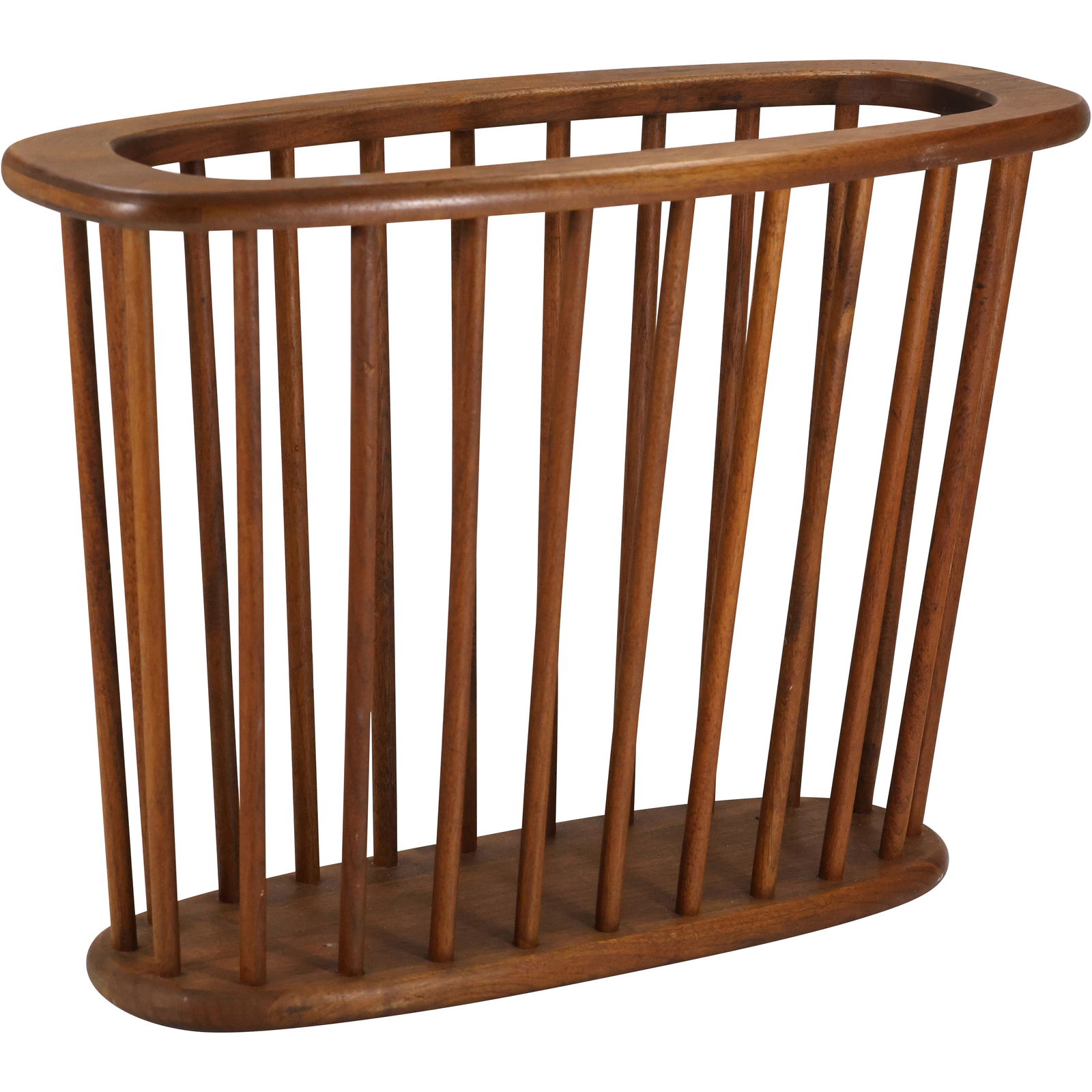 Mid-Century Modern Walnut Magazine Rack by Arthur Umanoff (1 of 8)