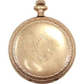 Waltham 14K Gold Filled or 10K Gold Filled [most likely] Pocket Watch Planet Trademark [not working]